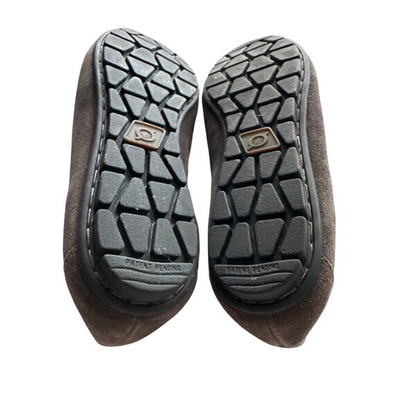 Born Chan Suede Slip-On Flats Brown Comfortable Round Toe Casual Shoes Size 9.5 - Picture 8 of 9